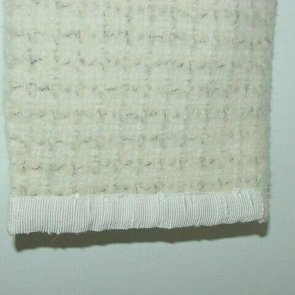 NWT ELIE TAHARI Cream Ivory Wool Madelena Tweed Jacket 42/6 - Picture 6 of 8